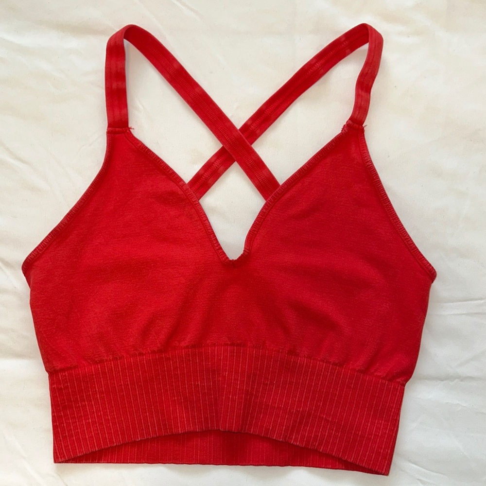 FP Movement by Free People Red Sports Bra